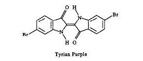 推罗紫着色剂分子结构 | 参考文献2