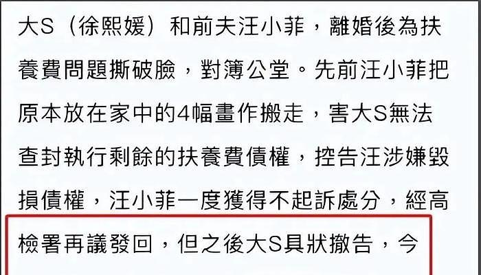 这个女人又出手了！大S向汪小菲索要4亿，她的底气从何而来？ - 5