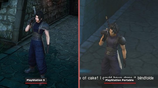 《最终幻想7：核心危机 再融合》PS5版与原版对比视频 视觉效果显著提升 - 5