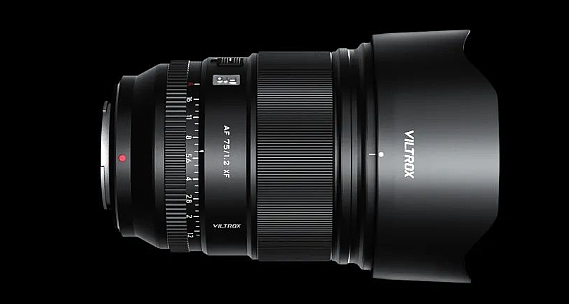 唯卓仕AF 75mm F1.2富士X卡口镜头发布，售价3499元 - 2