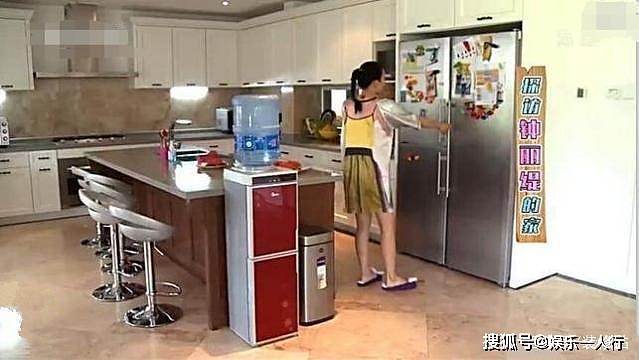 49岁钟丽缇敢爱敢恨，与张伦硕豪宅奢华大气，开放式厨房超接地气 - 4