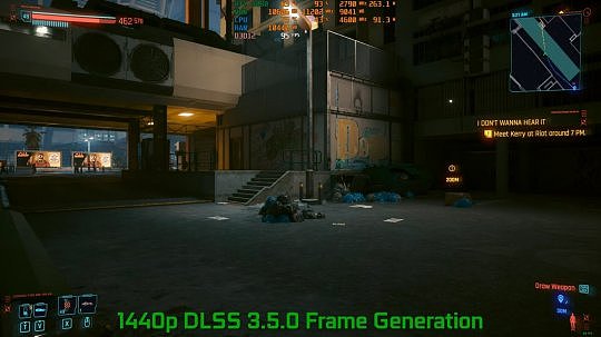 《赛博朋克2077》DLSS 3.5和DLSS 3.1.1对比视频分享 帧数与性能提升 - 3