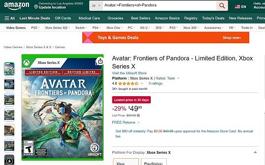 育碧《阿凡达：潘多拉边境》发售两周即降价，首次尝试70美元定价 - 1