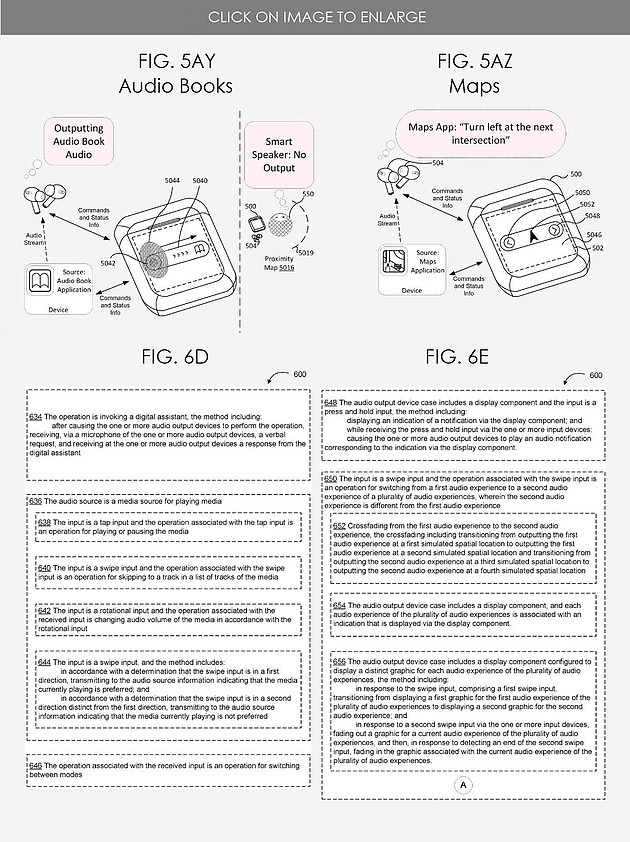 苹果AirPods新专利：耳机充电盒配有触控屏，可控制音乐播放等 - 4