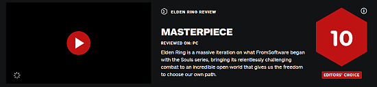 角色扮演类游戏《艾尔登法环（Elden Ring）》终于发售