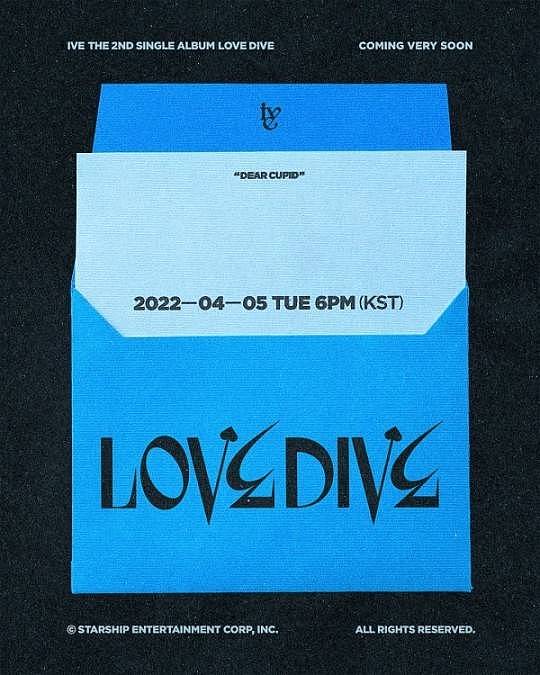 IVE将于4月5日携第二张单曲专辑 《LOVE DIVE》回归！ - 1
