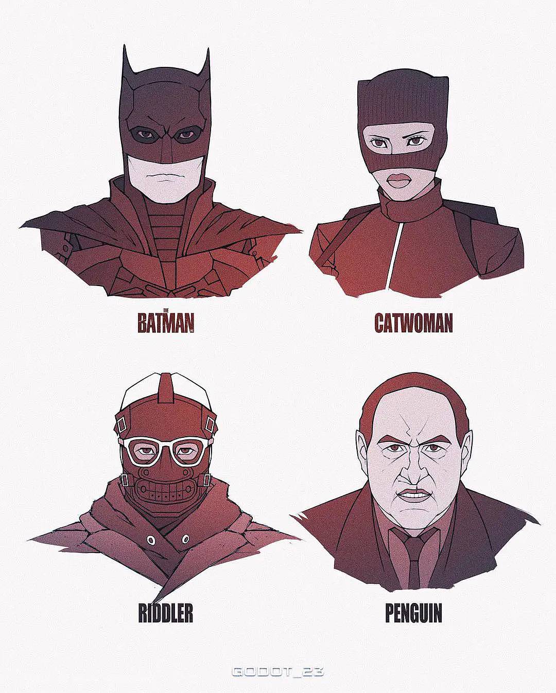 新版蝙蝠侠4大角色同框！韦恩老爷拎个包上场，猫女身材太美了 - 2