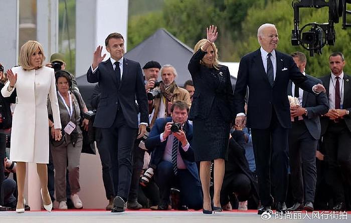 7位总统3位国王齐聚法国！第一夫人们大比拼，布丽吉特白裙又美翻 - 6