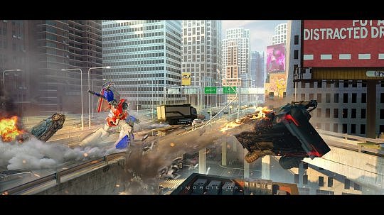《变形金刚》新游戏概念图曝光 红蜘蛛打败大黄蜂 - 6