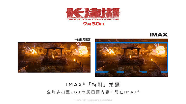 IMAX特制拍摄《长津湖》点映观众盛赞IMAX沉浸感加倍震撼 - 1