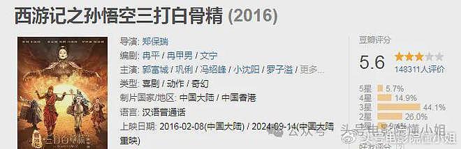 郭富城演孙悟空，打巩俐！8年前《西游记》重映，网友批烂片硬蹭 - 3