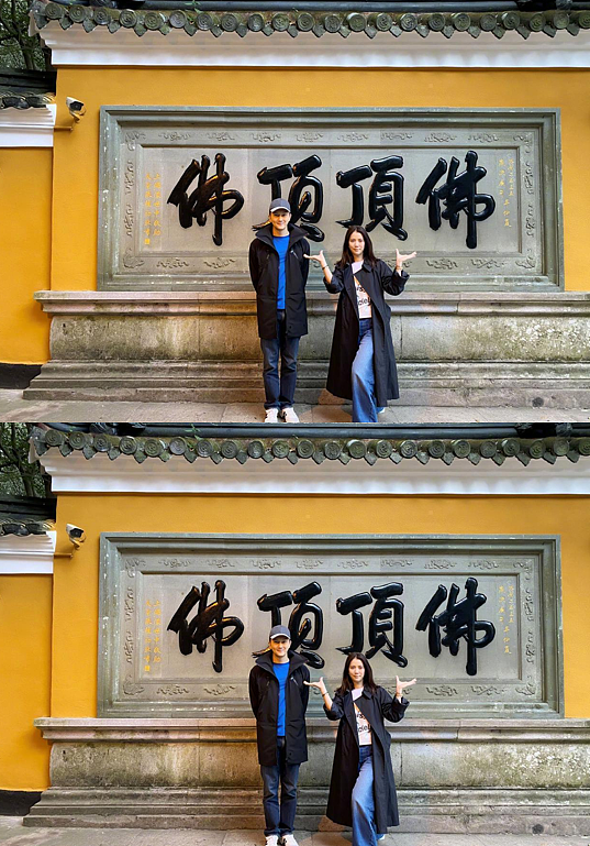 袁咏琳和张智霖私服也是情侣装，牵手宛如热恋情侣，看着真幸福 - 9