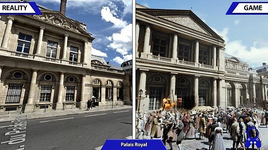 《刺客信条：大革命》游戏与现实对比视频分享 一览法国大革命时期的巴黎风景 - 4