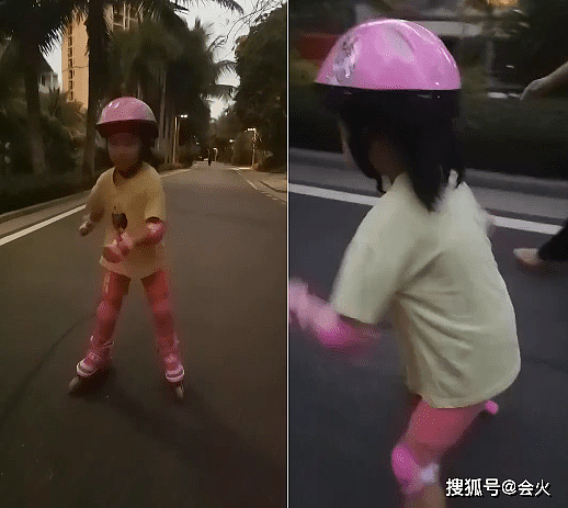 奥运冠军王楠6岁女儿太辛苦！胳膊上绑绳练球技，小脸通红全是汗 - 6
