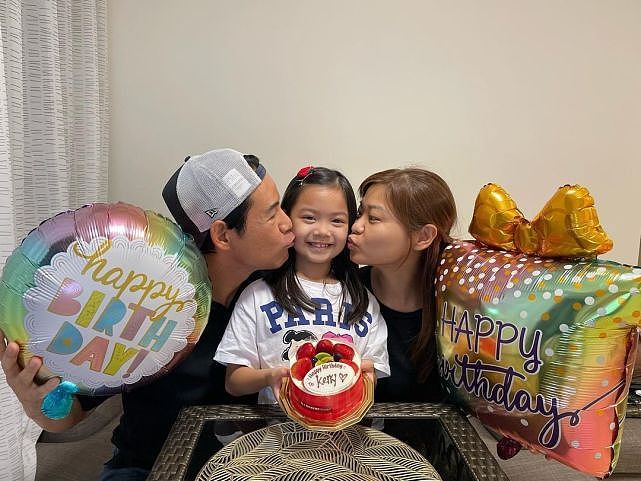 TVB男艺人徐荣在家为女儿庆祝7岁生日 每年为子女花几十万学费 - 4