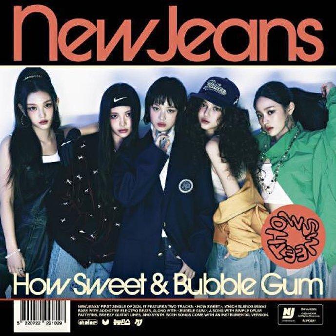 NewJeans 新歌《Hot Sweet》创造今年爱豆组合melon一小时内收听率第一记录 - 2