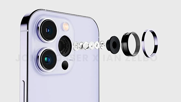 iPhone 14 Pro最新高清外形图公布：淡紫色美如画 - 2