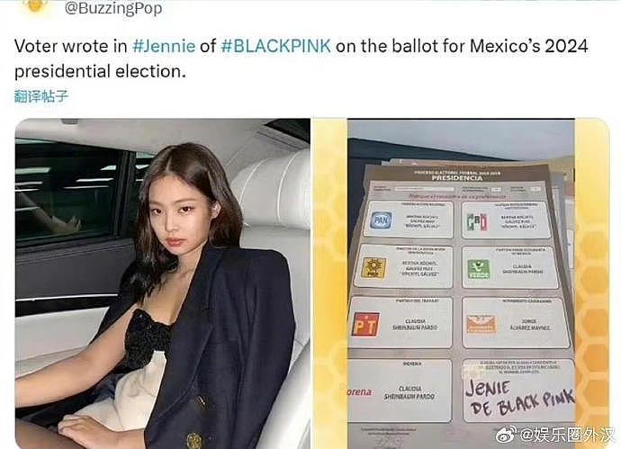 墨西哥总统大选有选民投票支持BLACKPINK - 3