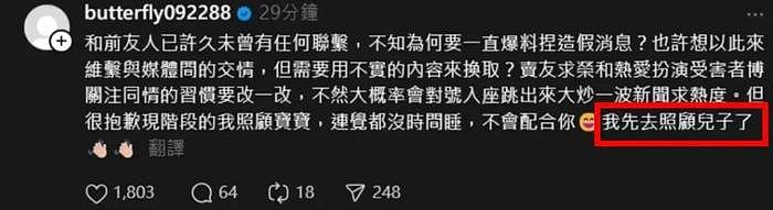 蝴蝶姐姐罕见发声！被曝孩子是女宝怒斥友人造谣，自称生的是儿子 - 13