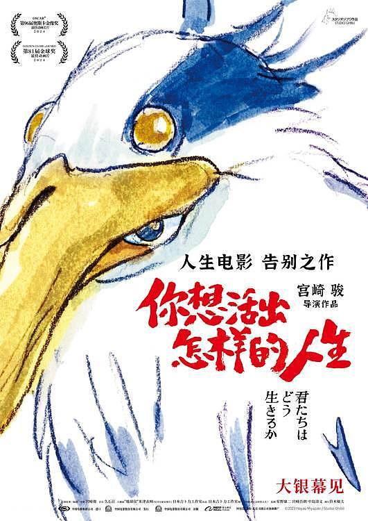 宫崎骏新作《你想活出怎样的人生》获奥斯卡最佳动画长片 - 1