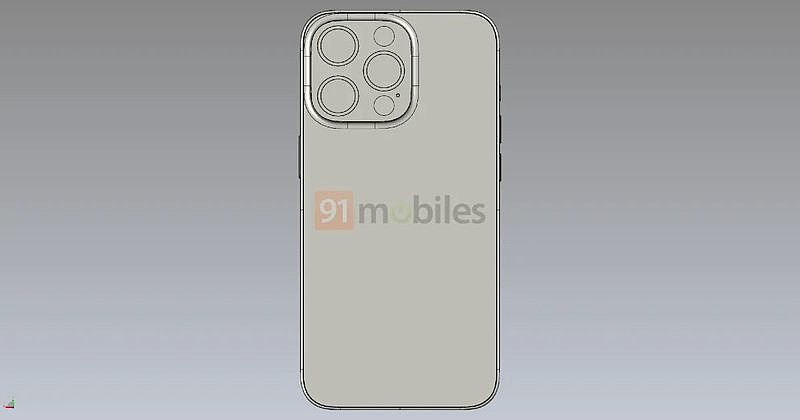 苹果iPhone14 Pro CAD渲染图曝光：采用单孔+药丸状孔洞 - 2