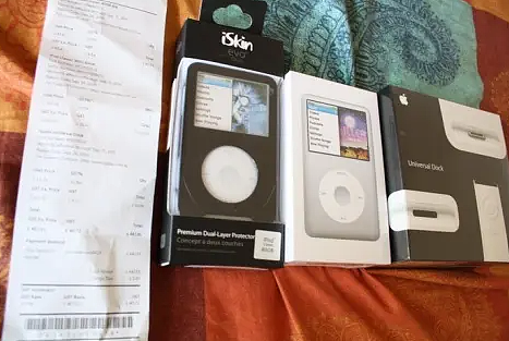 资深果粉购买的苹果iPod classic。｜图片来源于网络