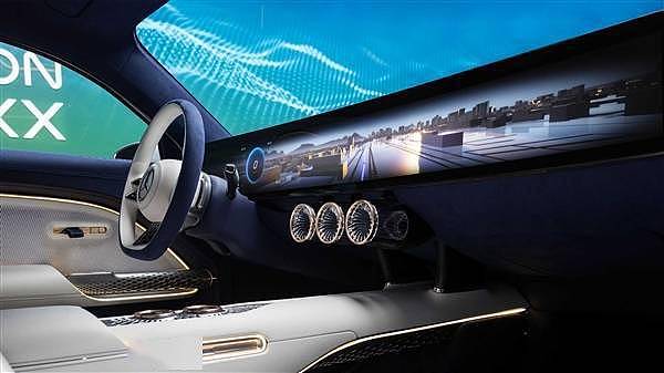 风阻系数史上最低 内置47.5英寸LED屏：奔驰VISION EQXX概念车正式发布 - 8