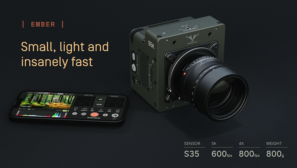 Freefly推出高速摄影机EMBER，采用2100万像素S35 CMOS - 1