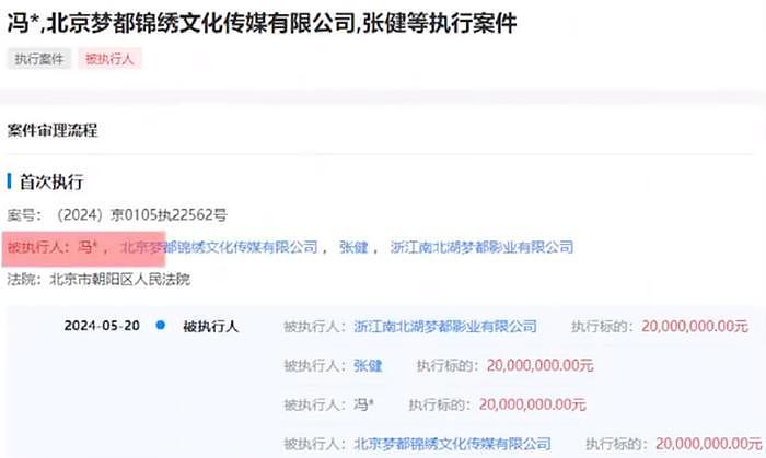 张若昀父亲被执行2000万，二人公司越挖越心惊，牵出2.7亿债务 - 2