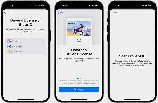 苹果iPhone钱包已支持科罗拉多州用户添加电子身份证或驾照 - 1