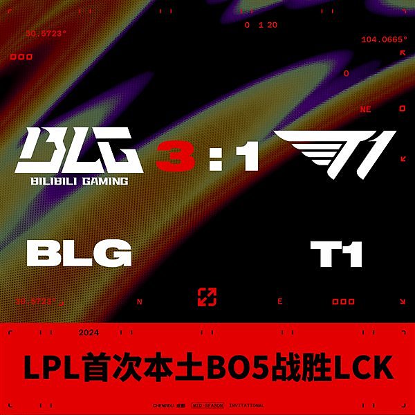 创历史记录！BLG 3:1击败T1：LPL首次本土BO5战胜LCK战队 - 2