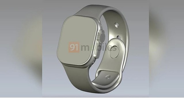 尺寸达49mm 史上最大屏Apple Watch CAD渲染图展出 - 1