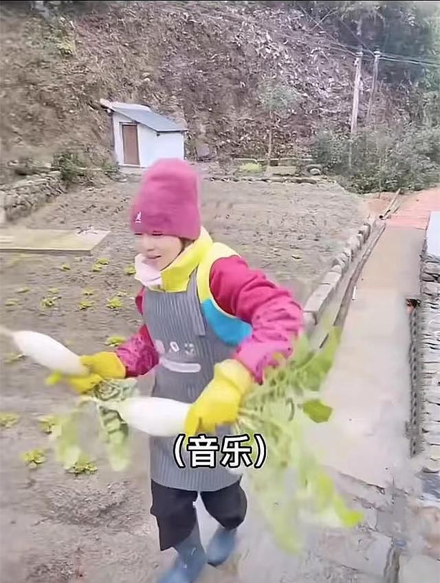 港星刘玉翠现身乡村生活，亲自下地干活洗菜生柴，打扮简朴接地气 - 6