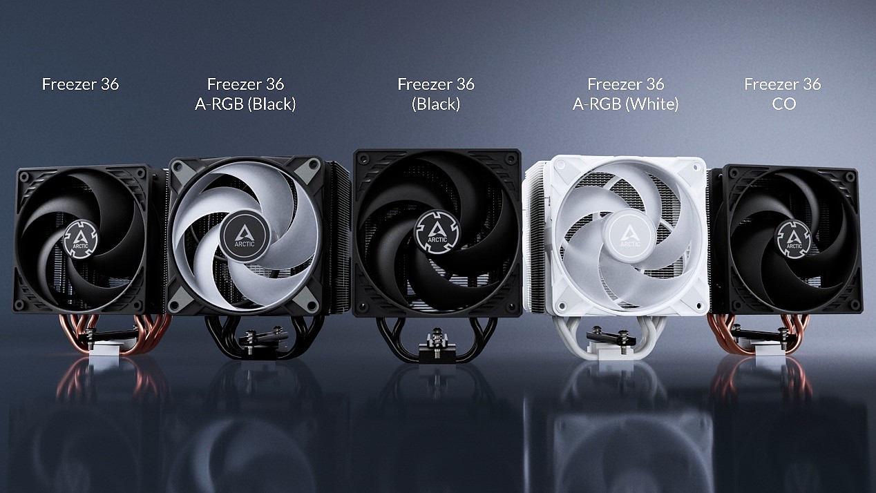 Arctic 推出 Freezer 36 系列风冷散热器：单塔双风扇，4 热管直触 - 4