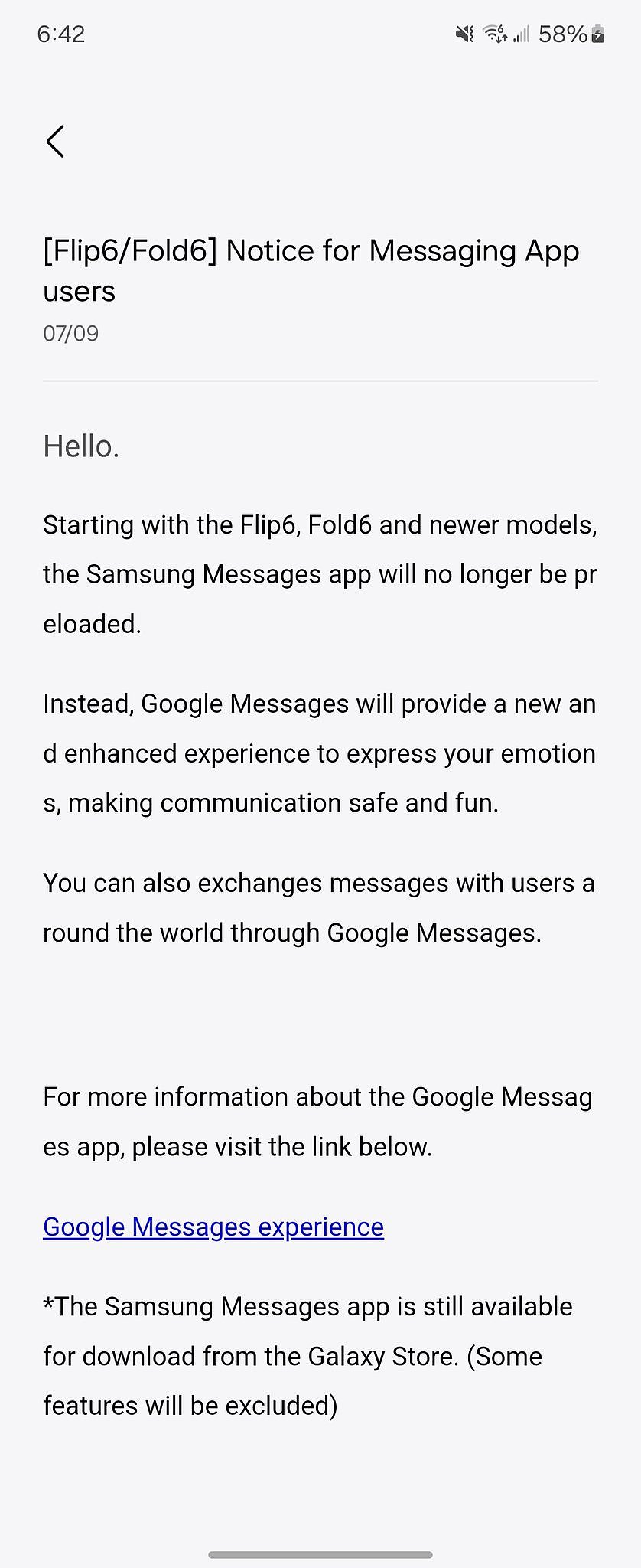 放弃自家短信应用，三星 Galaxy 手机在美国市场改用 Google Messages - 2