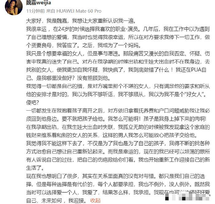 魏嘉时隔俩月再发长文，要求高亚麟公开道歉，这出连续剧完没完了 - 4