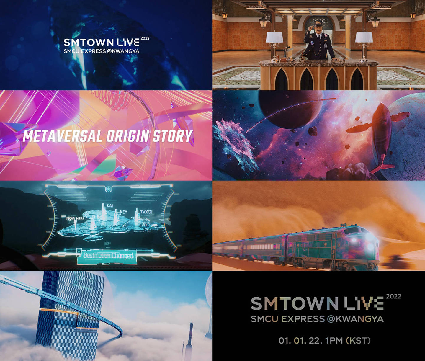 1月1日在KWANGYA集结！“SMTOWN LIVE 2022”倒计时3天 公开预告片与海报 - 1