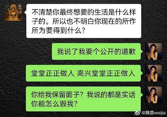 魏嘉发文反击高亚麟，要求他公开向自己道歉，被对方讽刺立人设 - 6