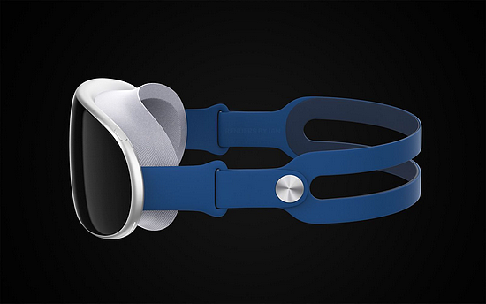 苹果AR/VR头戴设备渲染图曝光：正面全黑设计，头带可调节 - 2