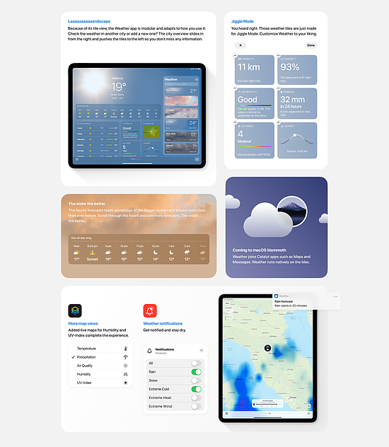 苹果iPad仍需要一款原生天气App，第三方发布新设计 - 2
