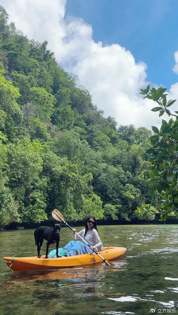 张慧雯晒泰国旅游照好惬意 下海潜水与鱼群共舞 - 3