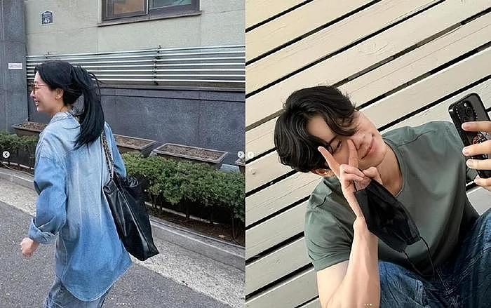 韩国零零后男女明星，街上约会视频热传，他帮忙拎包还给她披衣服 - 3