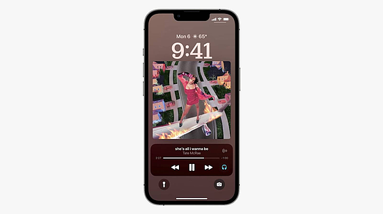 iOS16锁屏音乐播放器
