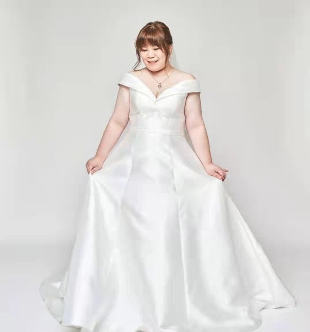 肥不是罪！TVB女艺人为大码婚纱品牌拍广告，尽显清纯一面仙气满溢 - 10