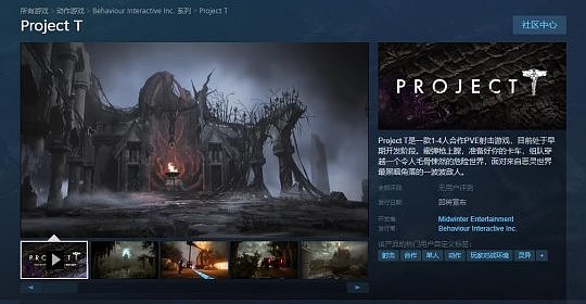 《黎明杀机》世界观游戏《Project T》在Steam 商店页面上线 - 1