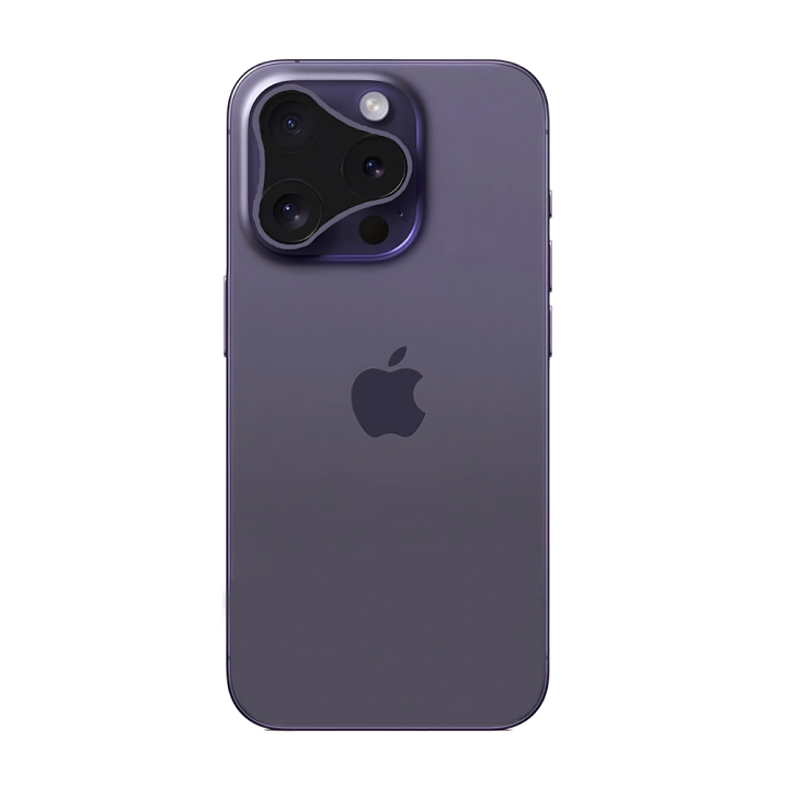 iPhone 16 Pro渲染图曝光：摄像头模组像刮胡刀 - 1