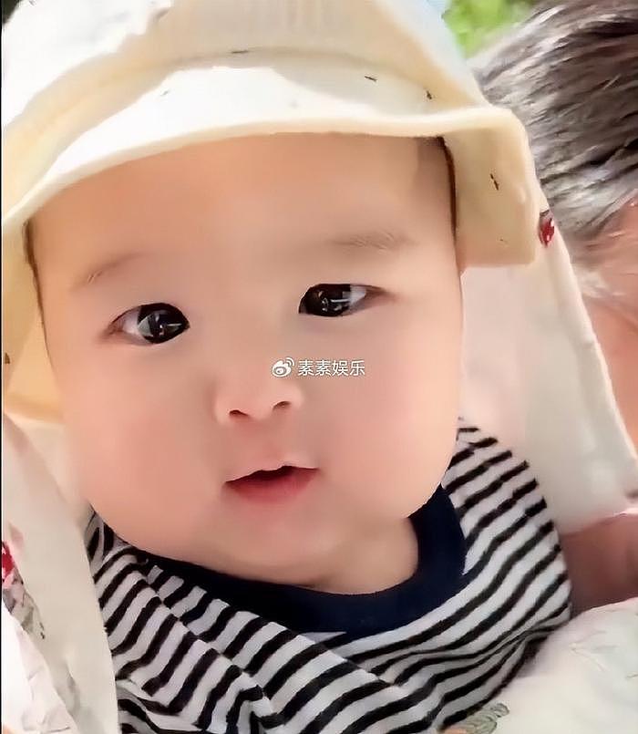 赵本山外孙4个月18斤，遗传外公的“猪腰子”脸，笑起来太像了 - 1