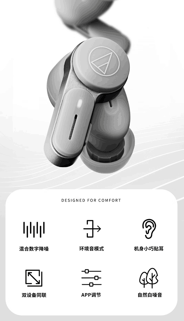 铁三角推ATH-TWX7 TWS蓝牙耳机：支持动态降噪、5.8mm 动圈，首发价 1249 元 - 1