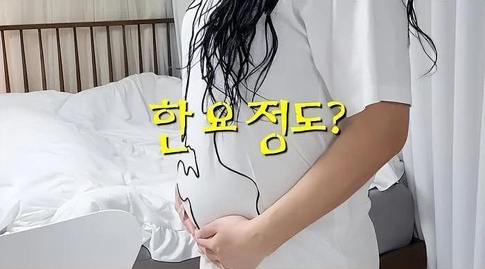 主张不结婚的，韩国知名网红，透露已怀孕21周，体重增加了10公斤 - 4