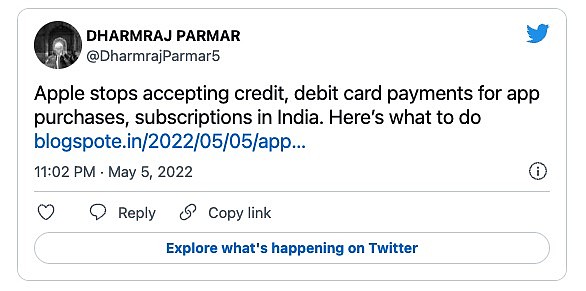 因为印度的监管要求 那边的Apple ID无法再使用银行卡订阅应用 - 1